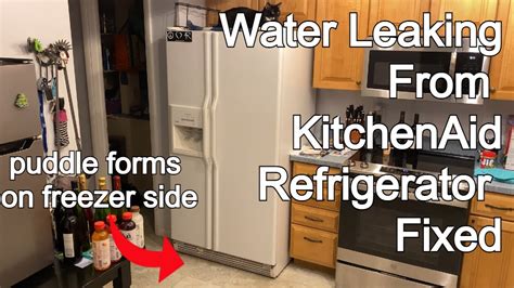 kitchenaid refrigerator leaks water|KitchenAid Refrigerator leaking water: Causes + Fixes